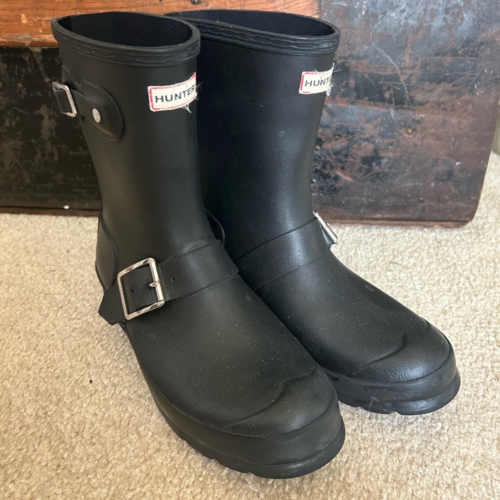 Hunter J ORG BIKER Boot big girls 5.5 women’s 7.5 EU 37